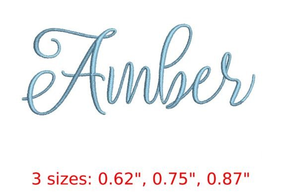 Amber Font: A Warm, Elegant Script for Holiday Stitching
