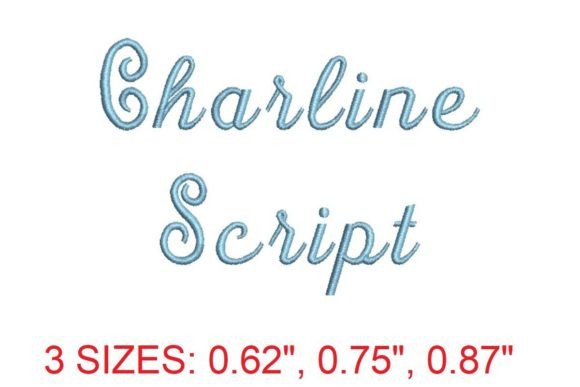Charline Script Font Review for Real Embroidery Projects