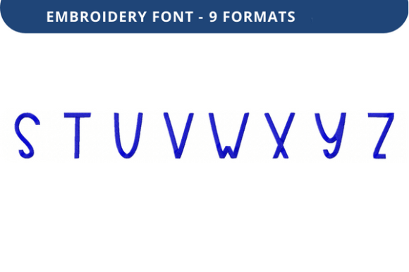 Play Pen Font S to Z