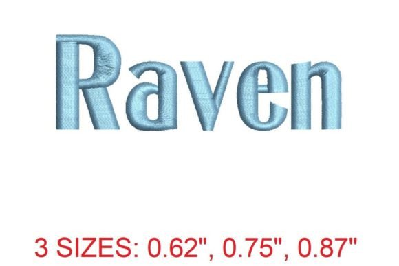 Raven Font: Dark Beauty for Holiday Stitching