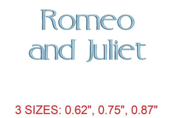 Romeo and Juliet Font